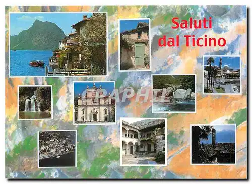 Cartes postales moderne Saluti dal Ticino