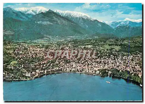 Cartes postales moderne Lugano Vue generale aerienne