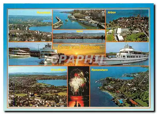 Cartes postales moderne Gruss vom Bodensee Arbon Romanshorn