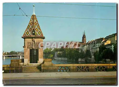 Cartes postales moderne Basel Kappelijoch et la Cathedrale