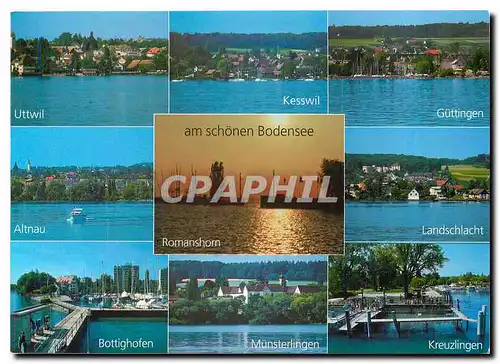 Cartes postales moderne Am Schonen Bodensee Romanshorn Uttwil Kesswil Guttingen