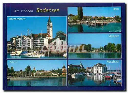 Moderne Karte Am Schonen Bodensee Romanshorn Horn Steinach