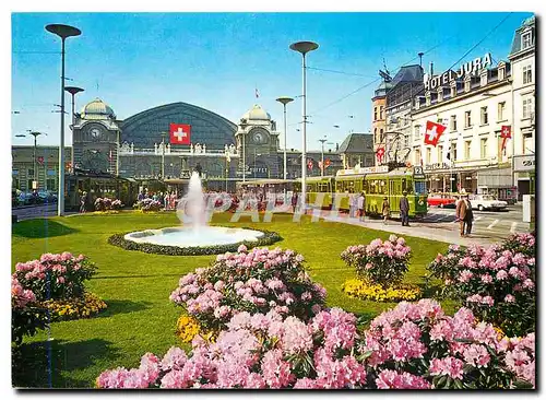 Cartes postales moderne Basel Gare Centrale