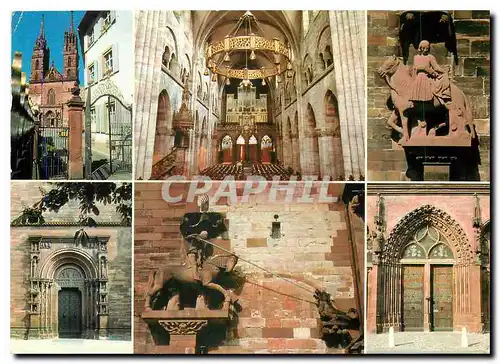 Cartes postales moderne Das Basler Munster Frontansicht