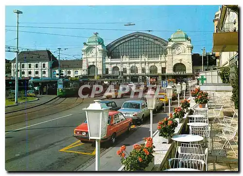 Moderne Karte Switzerland Basel Bahle Centralbahnplatz mit