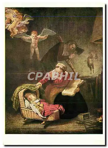 Cartes postales moderne Rembrandt La sainte familie