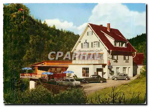 Cartes postales moderne Terrassen Cade Cafe Pension Besitzer Famille Schmid