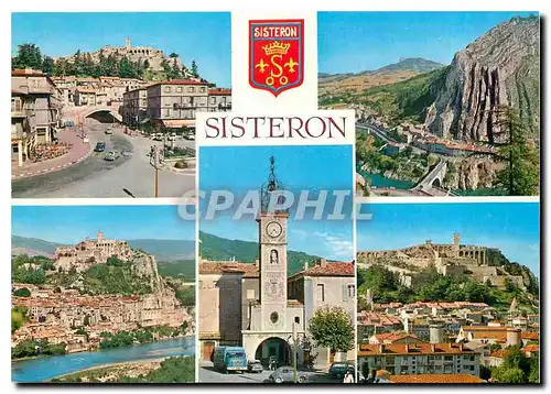 Moderne Karte Sisteron Alpes de Haute Provence