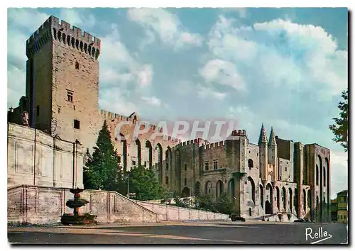 Moderne Karte Avignon Le Palais des Papes et Tour Campagne