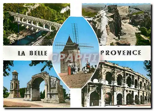 Moderne Karte La Belle Provence Le Pont du Gard aqueduc romain