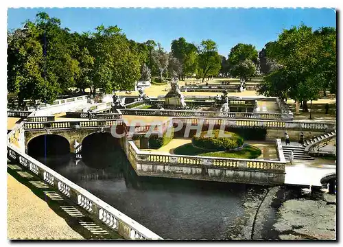 Cartes postales moderne Nimes Gard Le Jardin de la Fontaine ceuvre de l'ingenieur militaire Mareschal