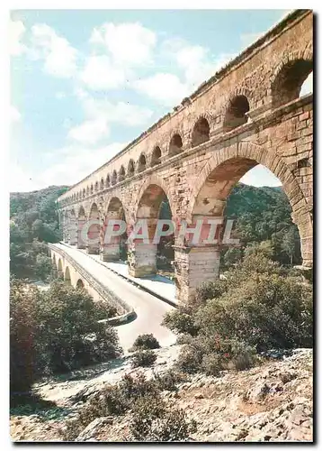 Cartes postales moderne Le Pont du Gard Gard Aqueduc romain