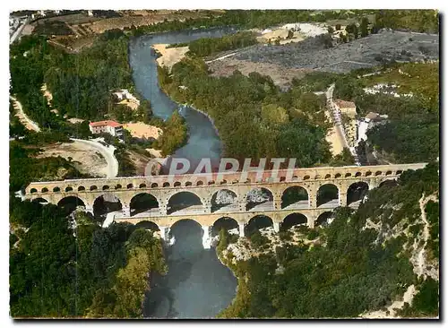 Moderne Karte Le Pont du Gard Gard Aqueduc Romain