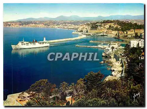 Cartes postales moderne La Cote d'Azur miracle de la nature Nice Alpes Maritimes Embarquement pour la Corse