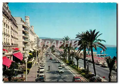 Moderne Karte Nice A Mmes La Promenade des Anglais