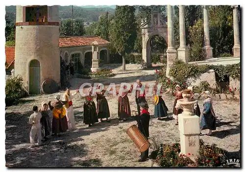 Moderne Karte Reflets de Provence et son Folklorique Quand les cigales chantent comment ne pas danser