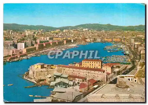 Cartes postales moderne Marseille Le Vieux Port Vue generale