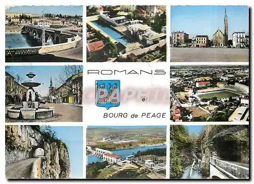 Cartes postales moderne Romans et Bourg de Peage Drome