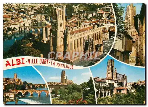 Cartes postales moderne Albi Ville d'Art La Basilique Tarn Centre de Tourisme