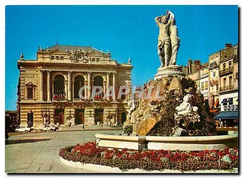 Cartes postales moderne Montpellier Herault Place de la Comedie