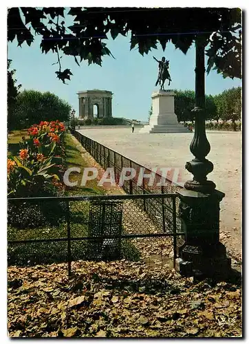 Cartes postales moderne Montpellier Herault Promenade du Peyrou statue de Louis XIV