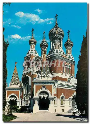 Cartes postales moderne La Cote d'Azur Nice Cathedrale Orthodoxe russe