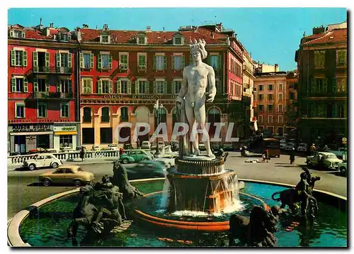 Cartes postales moderne Cote d'Azur Nice Place Massena La Fontaine du Soleil