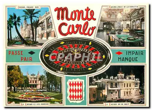 Cartes postales moderne Monte Carlo Principaute de Monaco