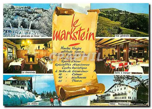 Cartes postales moderne Le Markstein Route des Cretes Lautenbach