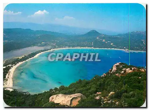 Moderne Karte Panorama de la Corse Santa Giulia Un paradis pour toutes les joies nautiques