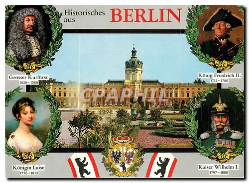 Moderne Karte Historisches aus Berlin