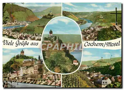 Cartes postales moderne Viele Gruse aus Cochem Mosel