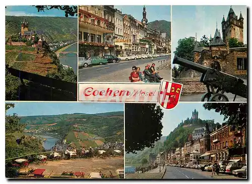 Cartes postales moderne Cochem Mosel Gruss aus der Weinstadt Cochem an der Mosel