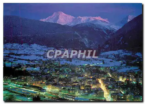 Cartes postales moderne Brig Wallis Winterliche Abendstimmung