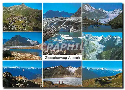 Cartes postales moderne Rund ums Eggishorn Ausgangspunkte Bettmeralp und Kuhboden ob Fiesch
