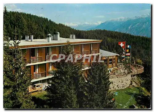 Moderne Karte Hotel Restaurant du Mont Blanc Les Plans Mayens Crans sur Sierre Valais