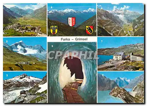 Cartes postales moderne Furka Grimsel Andermatt