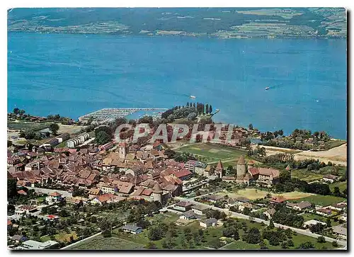 Cartes postales moderne Vue d'avion d'Estavayer Le Lac
