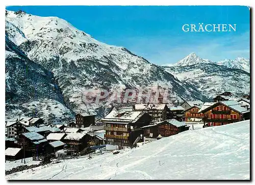 Cartes postales moderne Grachen Wallis Bletschhorn