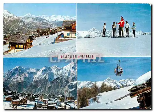 Cartes postales moderne Grachen Wallis Berner Alpen
