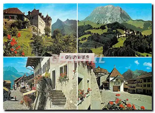 Cartes postales moderne Gruyeres Le Chateau de Gruyeres