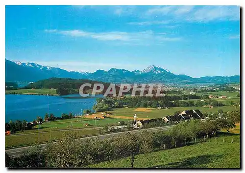 Cartes postales moderne Switzerland Lac de la Gruyere avec le Restoroute