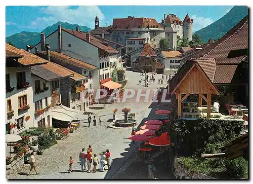 Cartes postales moderne Gruyeres et son chateau