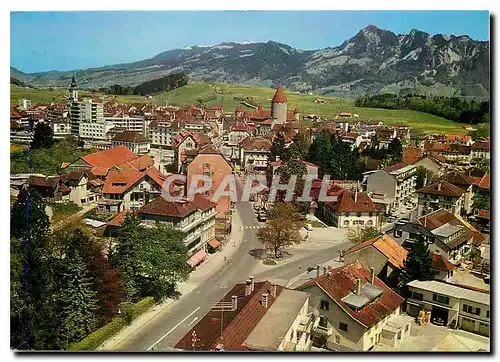 Cartes postales moderne Bulle l'eglise et le chateau