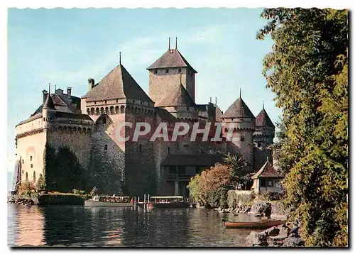 Cartes postales moderne Lac Leman Le Chateau de Chillon