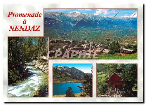 Cartes postales moderne Promenade a Nendaz