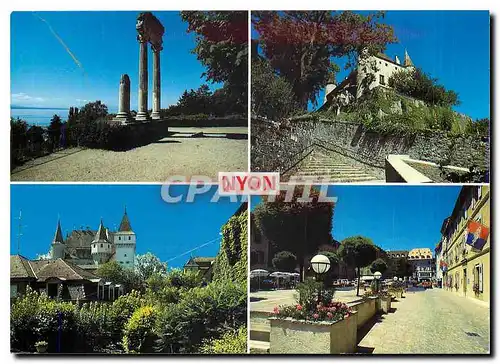 Cartes postales moderne Nyon sur le Lac Leman VDI Suisse