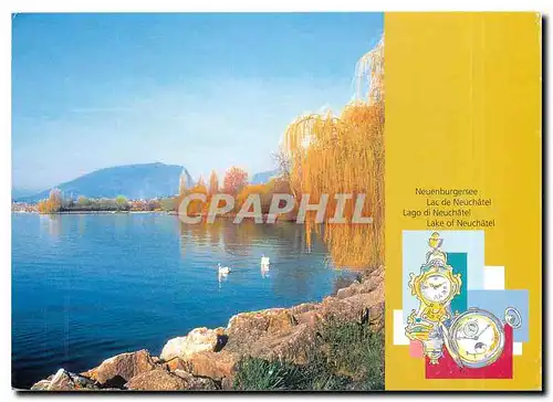Cartes postales moderne Lac de Neuchatel
