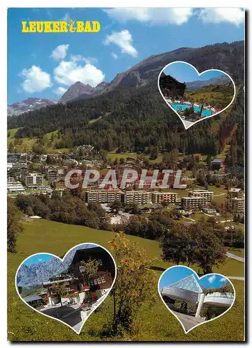 Cartes postales moderne Leukerbad Loeche les Bains mit Thermalbad
