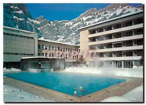 Cartes postales moderne Rheumaklinik Thermal Freiluftbad Leukerbad